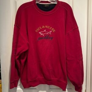 Paul Shark Yachting red sweatshirt